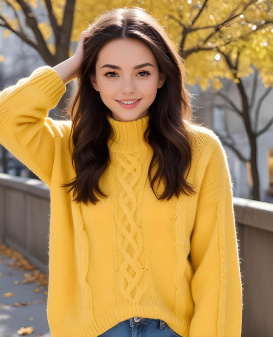 Solid Oversized Sweater
